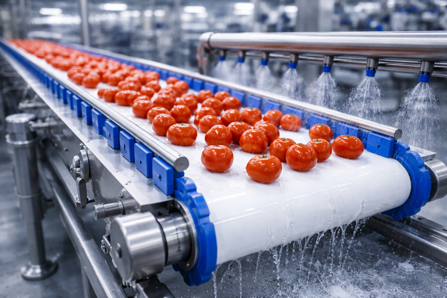 Aplicación de bandas en industria alimenticia